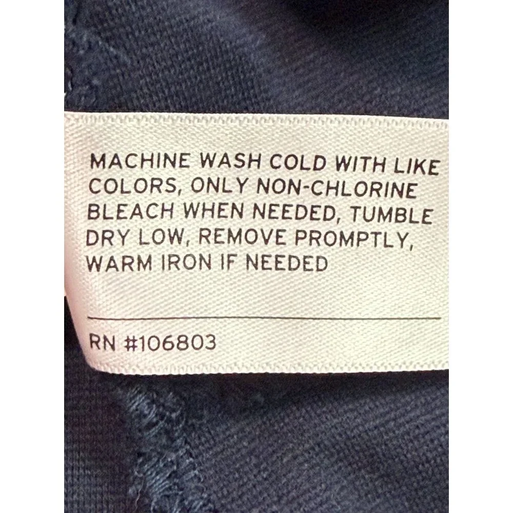 Duluth Trading Co Women’s Navy Ponte Knit Tunic Pockets Size IX - Picture 6 of 11